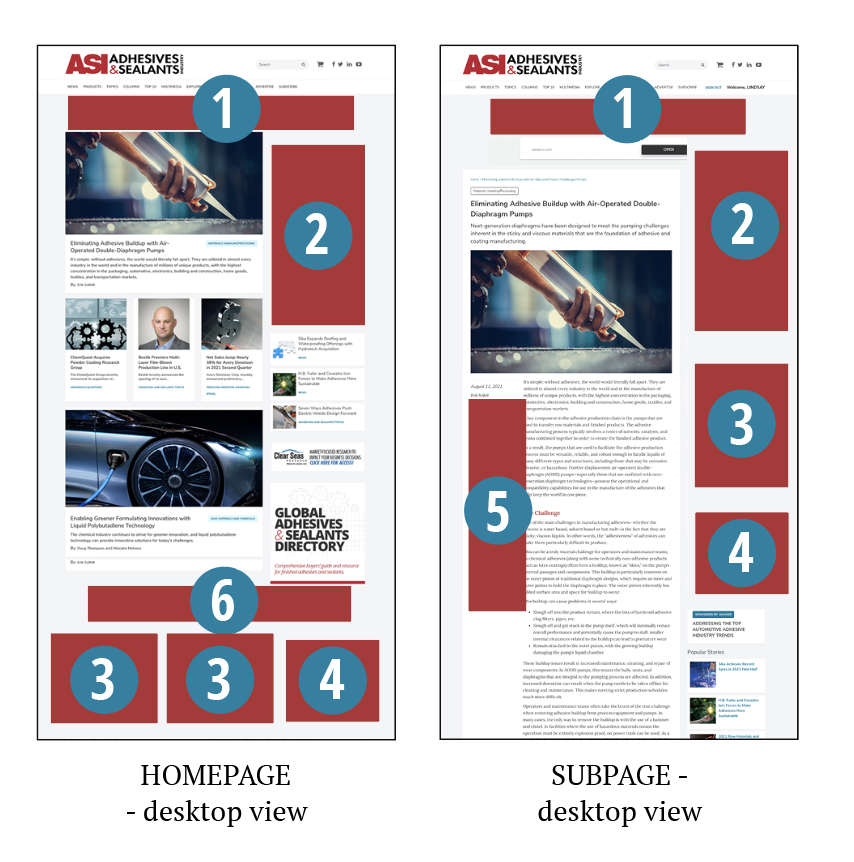 ASI's homepage.