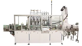 An in-line cartridge filler