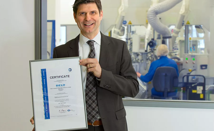 DELO Receives ISO Certification