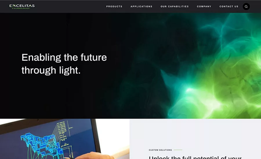 Excelitas updated website