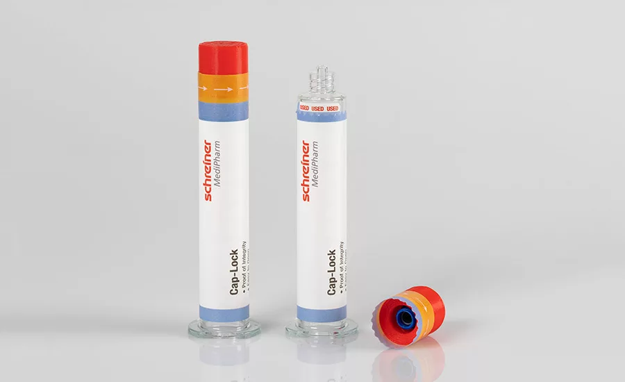Schreiner MediPharm cap lock label