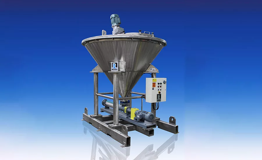 Ross mixing and pumping skid system