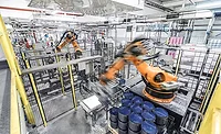 Henkel Adhesive Technologies production robot