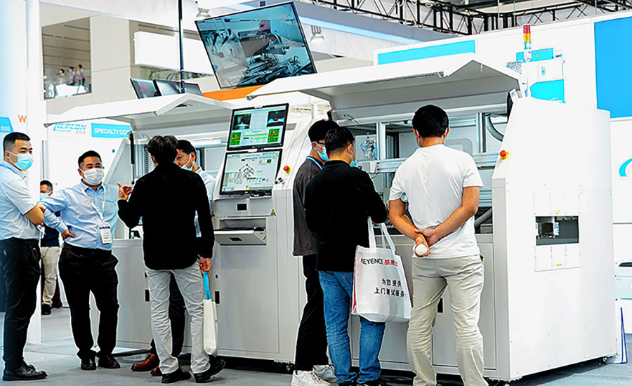 The Nordson display at NEPCON ASIA 2021
