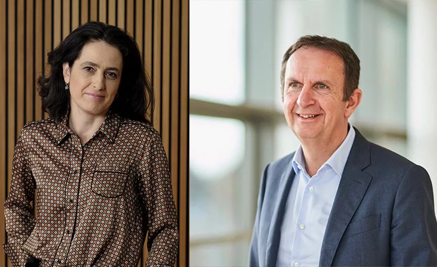 Photo of Ester Baiget and Hans van Bylen