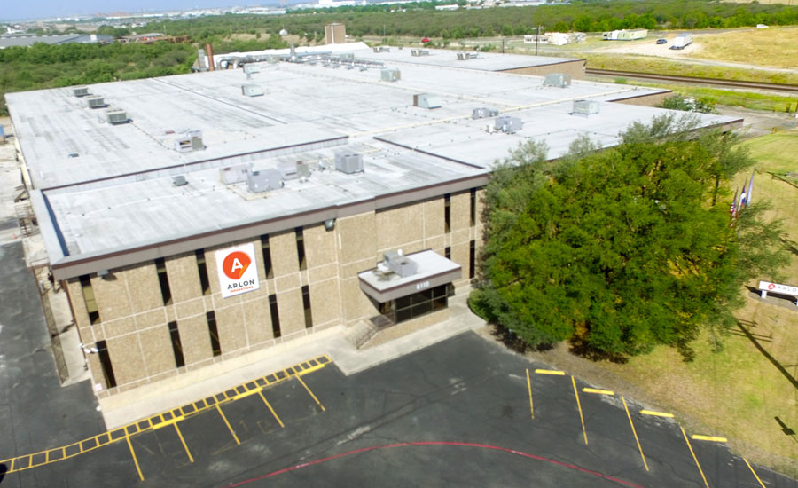 Aerial photo of Alamotape facility