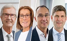From left to right - Managing partners Dr. Wolf Herold and Sabine Herold and the two new managing directors Dr. Karl Bitzer and Christian Walther (Courtesy of DELO)