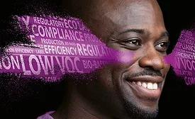 Graphic illustrating the new sustainability strategy of Evonik. 