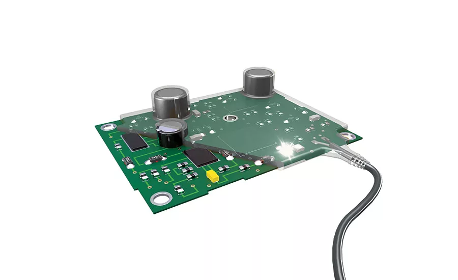 Photo of printed circuit board