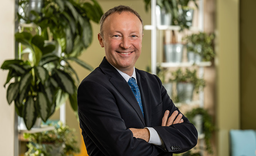 Photo of Thomas Ott, the new CEO of Mondi's Flexible Packaging and Engineered Materials business units 