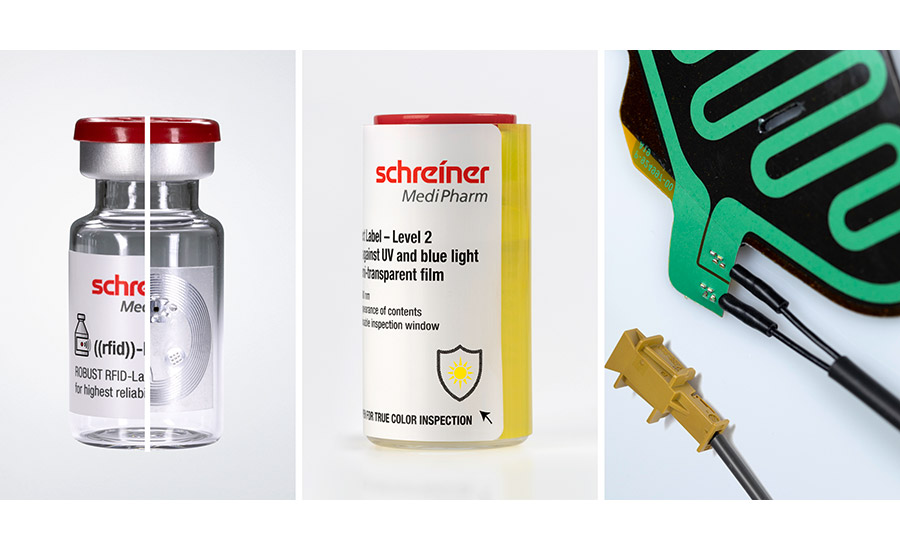 Image of the Schreiner Group products that received FINAT awards.