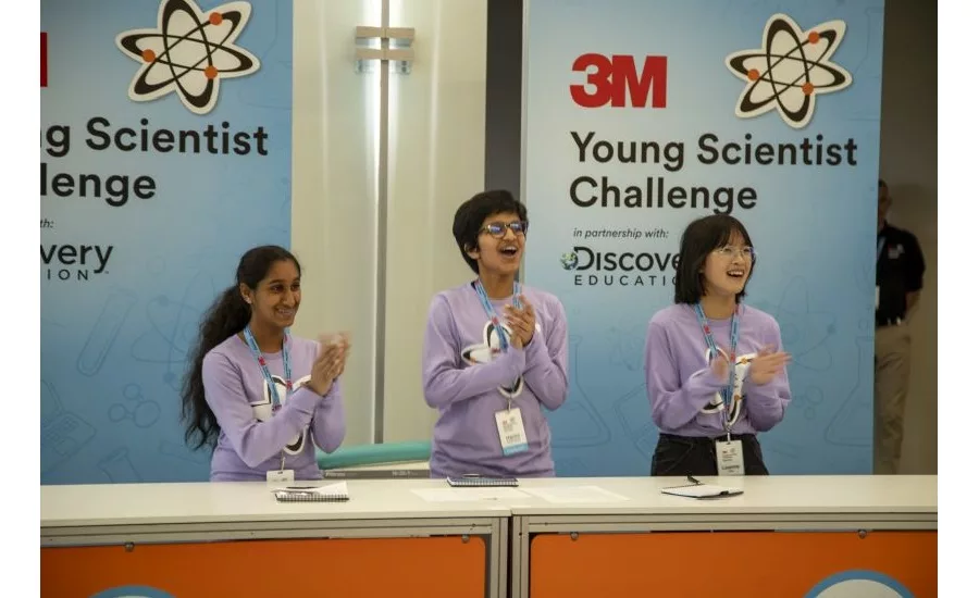 image of three young scientist participants