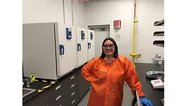 image of sarah hale in laboratory 