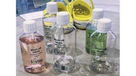Several bottles using INVISUTM 7007 — Dow's Washable Label Adhesive