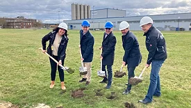Photo of Innovia Films' groundbreaking ceremony