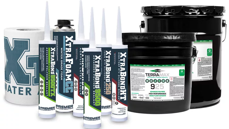 Image of Premier products in the new packaging