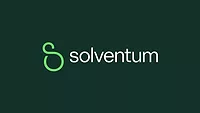 Photo of Solventum logo on green background