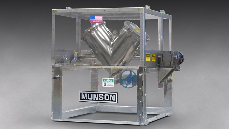 Photo of the Munson Machinery Vee Cone Blender