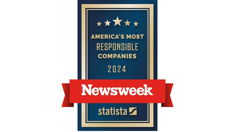 Picture of Americas Most Responsible Companies award