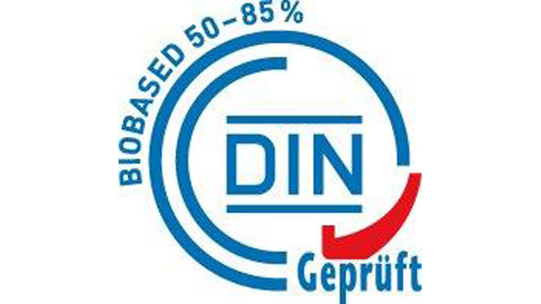 Image of the DIN CERTCO bio-based certified label