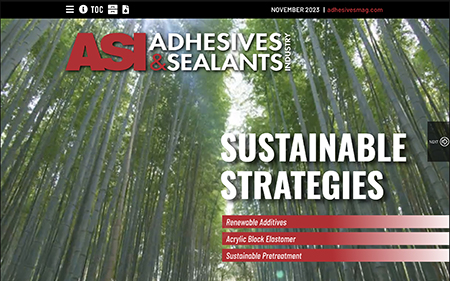 Adhesives & Sealants Industry september 2023 Cover