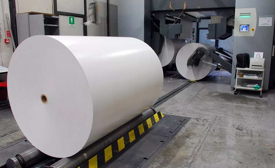 A roll of release paper. 