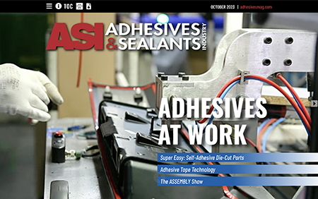 Adhesives & Sealants Industry october 2023 Cover