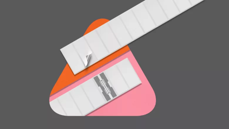 The Avery Dennison AD 2Metal Rock M781 tag