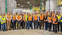 Greif employees pose for a photo at the new facility in Ohio Greif employees pose for a photo at the new facility in Ohio