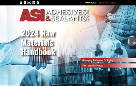 Adhesives & Sealants Industry march 2024 Cover