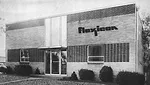 Black and white photo of Flexicon's old facility