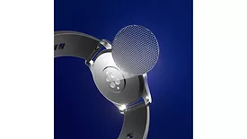 Illustration of the use of adhesive on of smartwatch sensor