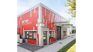 Henkel battery test center Photo of Henkel battery test center