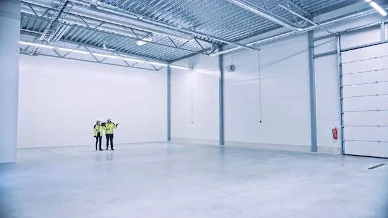 Picture of empty manufacturing facility