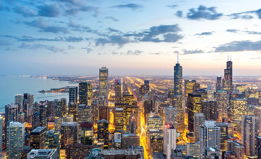 downtown chicago skyline