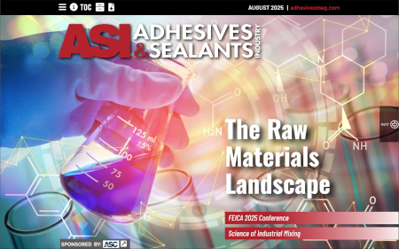 Adhesives & Sealants Industry august 2025 Cover