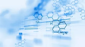 A close-up of a scientific background