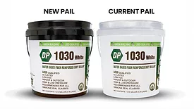 Picture of a while pail next to a black pail