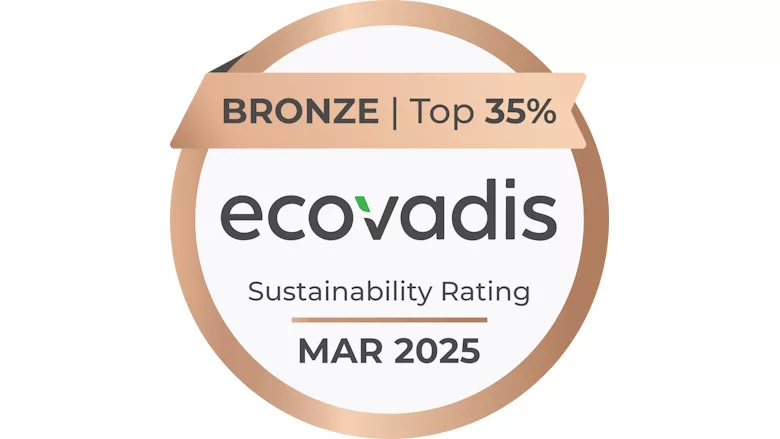 The EcoVadis bronze logo