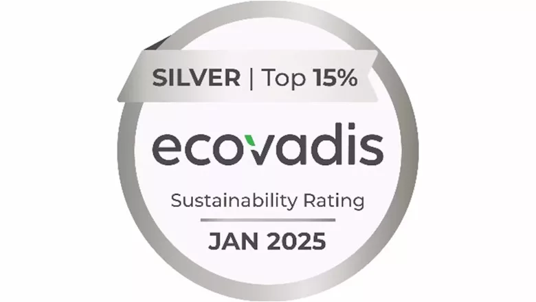 Picture of the EcoVadis Silver Medal banner