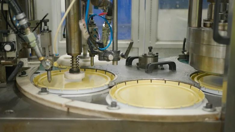 Picture of metal lids