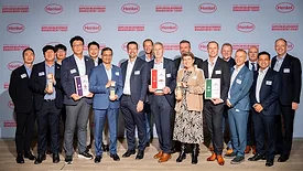 Picture of people receiving awards