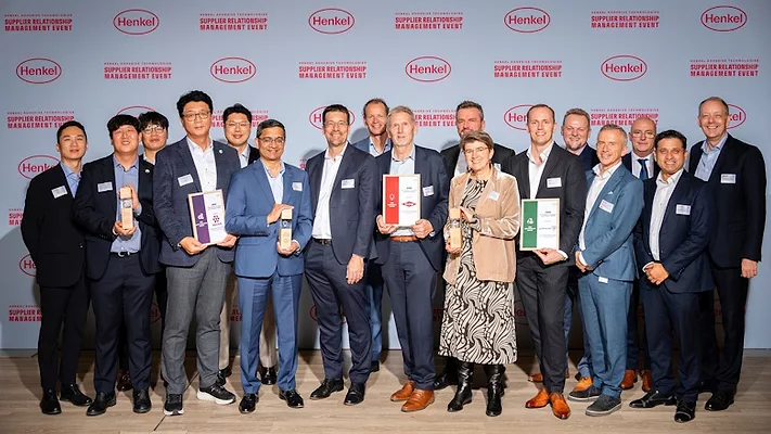 Picture of people receiving awards