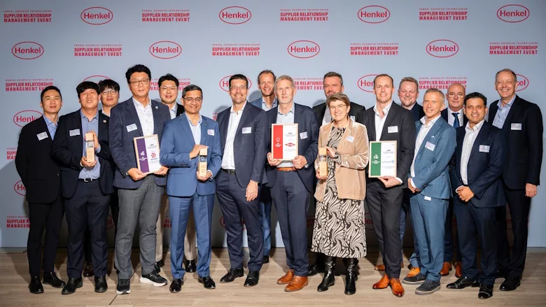 Picture of people receiving awards