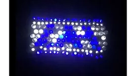 Picture of an LED display powered by TENG