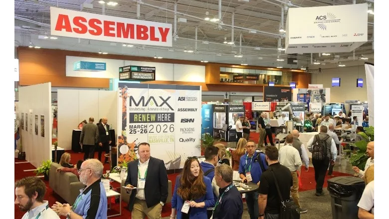 Picture of people on a show floor