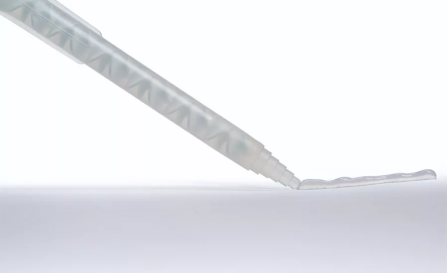 close up of adhesive