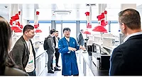 Picture of scientists at the Perstorp and BRB lab in Shanghai