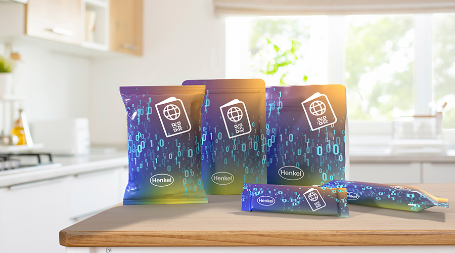 As part of a joint project with R-Cycle, Henkel decided to actively test and implement the DPP with a pilot project using Loctite Liofol solvent free adhesive to reliably laminate stand-up pouches