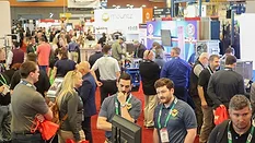 Picture of people at an exposition